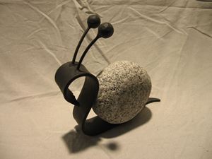 Obrázek z Kovaná plastika ŠNEK MALÝ 