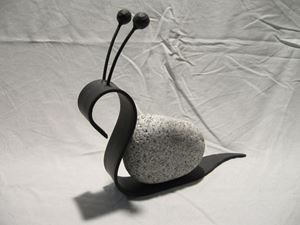 Obrázek z Kovaná plastika ŠNEK VELKÝ 