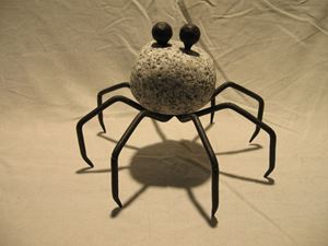 Obrázek z Kovaná plastika PAVOUK 