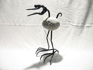 Obrázek z Kovaná plastika KIWI S OCASEM 